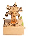 旋轉摩天輪 木質音樂盒 MUSIC BOX